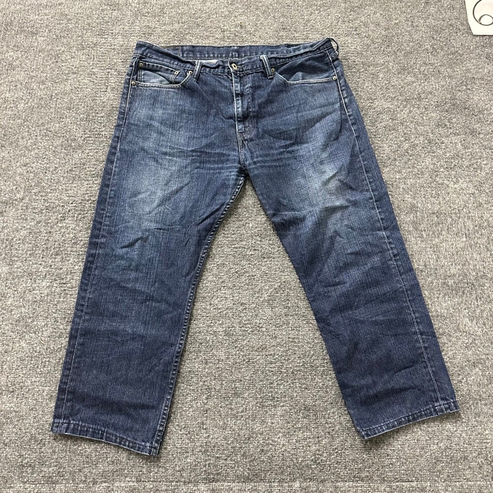 Levi's Jeans Mens Size 38x32 Blue 508 Regular Taper Fit Cotton Denim Dark Wash